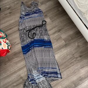 Fever Black and White Patterned Dress